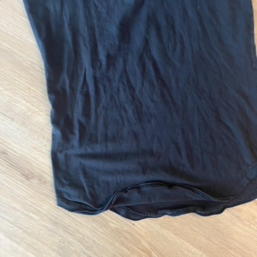 ** Alphalete Men's Tshirt Black blue colorblock Large - Picture 2 of 8
